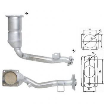 Catalizador AS 15743 para CITROËN C3, C2 y PEUGEOT 1007