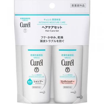 Kao Curel Intensive Moisture Care Hair Care Set (Shampoo & Conditioner) 90ml