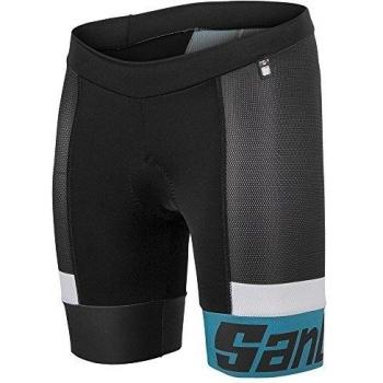 Santini Fashion Sleek Aero - Culote de ciclismo para hombre, color Turquesa, talla 2XL