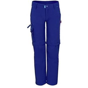 Trollkids Pantalón Convertible Slim Fit Oppland para niños, Color Azul Real Talla 2 años