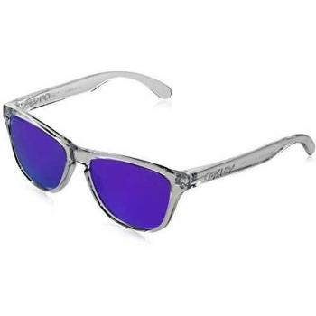 Oakley Frogskins XS OJ900614 53 Prizm Sunglasses Polished Clear Prizm Violet/CAT3 Unisex