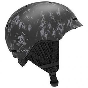 Salomon Grom Cascos de esquí, Unisex niños, Negro