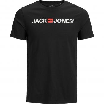 Jack & Jones Plus Size Black Short Sleeve Corp Logo T-Shirt