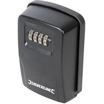 Caja de Seguridad para Llaves con Combinación Montada en Pared 121 x 83 x 40 mm - Silverline 309218