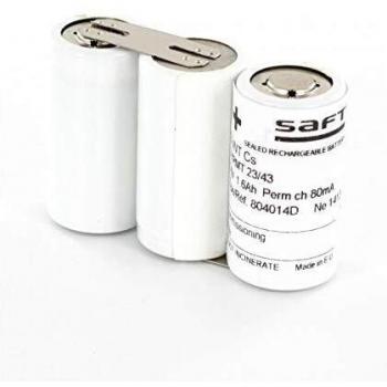 SAFT - Baterías Saft 3.6V 1.6Ah 3VNT CS 804014 Bloques autonomos de alumbrado de Seguridad