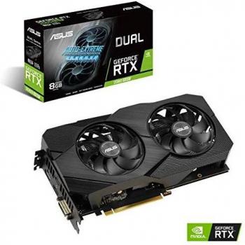 Asus Dual geforce RTX 2060 Super EVO - Tarjeta gráfica de 8 GB gddr6, con Dos potentes Ventiladores axial-Tech para Disfrutar de Juegos Triple a y trazado de Rayos en Tiempo Real.