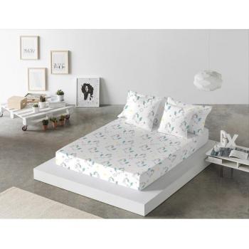 Sábana encimera UNICORNIOS 100% algodón 144 hilos, ropa de cama.