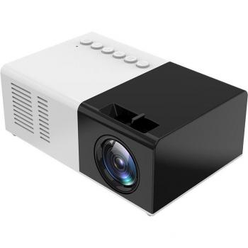 Proyector Mini Portátil Kebidu J9 1080P con Conexión AV, USB y TF, Compatible con Teléfonos, Beamer de Bolsillo PK YG300