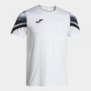 Camiseta de running Joma Elite XI manga corta hombre blanco negro