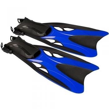 Schreuders Sport Waimea 88DP Senior Adjustable Swimming Fins - Cobalt blue/Black, 37-41