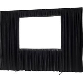 Kit de Cortinas Negras 4 Piezas para Pantalla Celexon Mobile Expert 203x127cm
