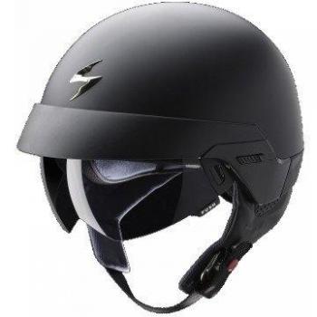 Scorpion Casco de moto EXO-100 Negro Mat, Negro, L