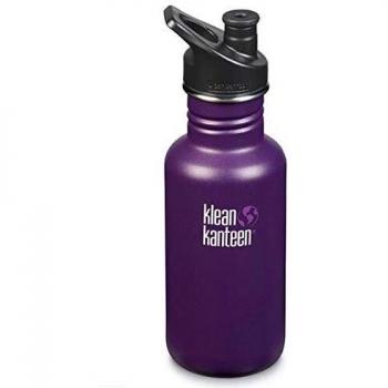 Klean Kanteen Classic Single Wall Bidón de Agua Acero Inoxidable, Adultos Unisex, Winter Plum