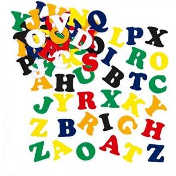 Baker Ross- Letras Mayúsculas de Fieltro Autoadhesivas