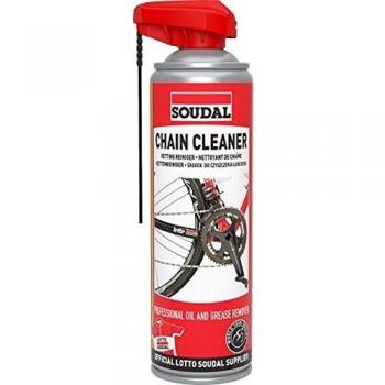 Soudal Chain Cleaner Limpia y desengrasa, Rojo, 0