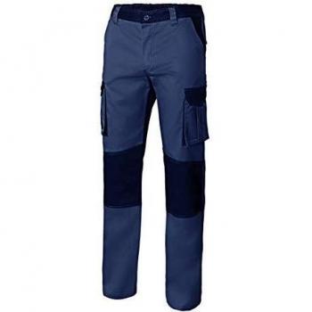 Velilla 103020B 61/0 - AZUL NAVY/NEGRO 54 - Pantalón bicolor multibolsillos Azul Navy Talla 54