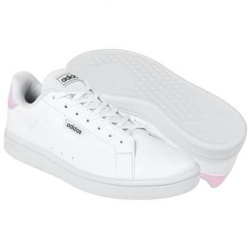 Zapatillas Adidas Urban Court para mujer color blanco con detalles en rosa