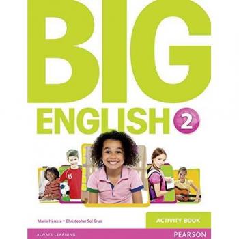 Big English 2 Activity Book (Tapa blanda) - Libro de actividades para el aprendizaje del inglés, nivel 2, diseñado para estudiantes de primaria, incluye ejercicios prácticos, ilustraciones coloridas y actividades interactivas que fomentan la