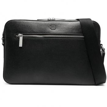Baldinini Trend Black Leather Di Calfskin Shoulder Bag