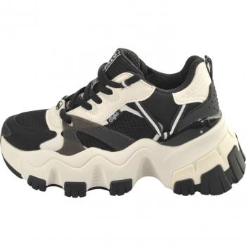 Buffalo Norion Women's Vegan Sneakers - Nappa/Nubuck/Mesh