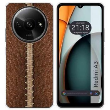 Funda de Silicona Cuero 01 para Xiaomi Redmi A3 con Diseño de Dibujos