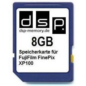 DSP Memory Tarjeta de Memoria para Fujifilm FinePix XP100 8 GB