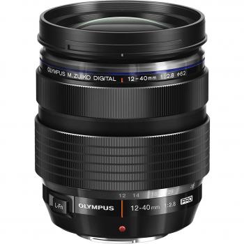 Olympus Objetivo - M.Zuiko Digital ED 12-40 mm F2.8 Pro, Zoom estándar, Adecuado para Todas Las Cámaras MFT, Modelos Olympus OM-D & Pen, Serie G de Panasonic, Negro