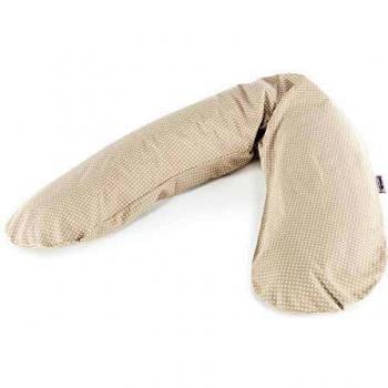Cojín de Lactancia Original THERALINE 190 cm - Puntos Beige