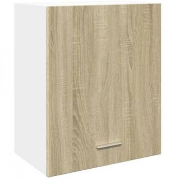 Armario de pared madera ingeniería roble Sonoma 50x31x60 cm Marrón, Armario Colgante, Armario de almacenaje Flotante