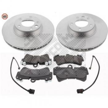 Juego de frenos MAPCO, discos y pastillas de freno para VOLKSWAGEN Touareg, AUDI Q7 y PORSCHE Cayenne (Ref: 47980HPS)