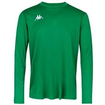 Kappa ROVIGO LS Camiseta de equipación, Hombre, Verde/Blanco, M