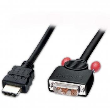 Lindy 10m HDMI/DVI-D Cable - adaptadores de cable de vídeo