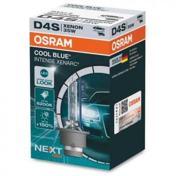 OSRAM D4S Cool Blue Intense NextGen 42V 35W Xenon HID Lámpara de Faro Principal para TOYOTA Avensis II Berlina, Auris Hatchback, Familiar y LEXUS IS 2,