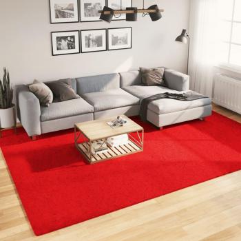 Alfombra suave y lavable HUARTE Short Sleel rojo 240x340cm