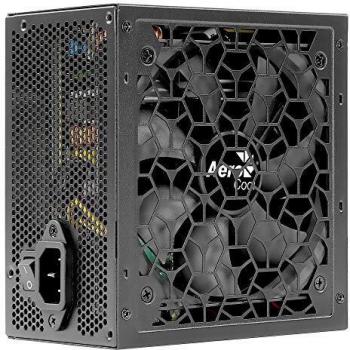 Aerocool AEROW550, Fuente de Alimentación PC 550W, 80Plus White 230V EU, ATX 12V, Ventilador 12cm, Negro