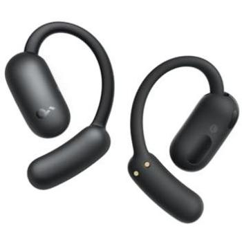 AeroFit 2 Adjustable Open-Ear Wireless Earbuds - Black, Hi-Res Audio, 42H Playtime, IP55 Waterproof