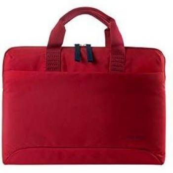 Tucano Smilza bolsa super slim con detalles contrastantes para portátiles de 13/14, en verde.