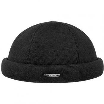 Stetson Docker Knit Hat - Black - Size XL (60-61 cm)