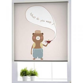 Estor Enrollable Translúcido Infantil Personalizado 150x180 cm Fácil Instalación - Modelo I-2085 con Envío Gratis