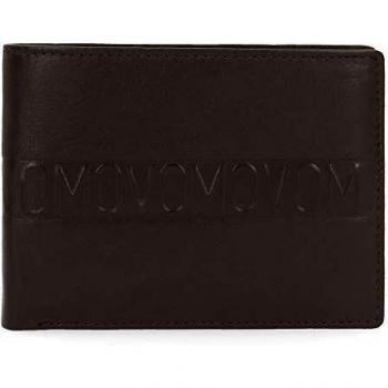 Movom Ribbon Billetero Marrón 12,5x9,5x1 cms Piel