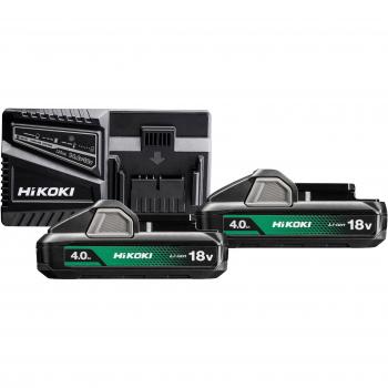 Hikoki UC18YFSL WEZ Cargador y Batería Recargable - Juego de Cargador y Baterías