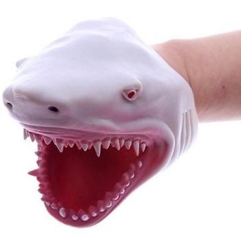 Puckator- Marionnette-Tête de Requin Marionetas de Dedos, Multicolor