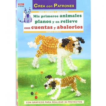 Serie Cuentas y Abalorios nº 40. MIS PRIMERO ANIMALES PLANOS Y EN RELIEVE CON CUENTAS Y ABALORIOS