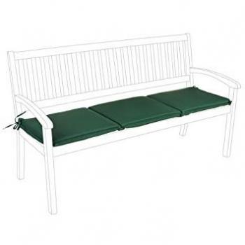Cojín para banco de 3 plazas verde oscuro POLY180 153x48x3 cm