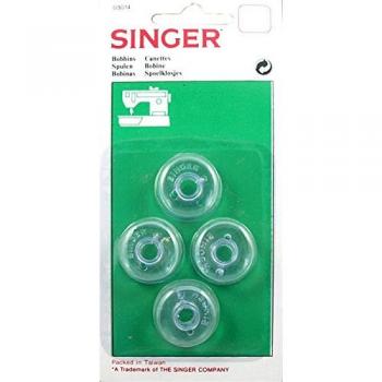 Canettes Bajas Singer Set de 4 para Máquina de Coser