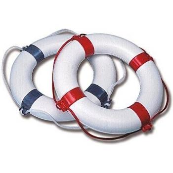 Boya Decorativa Trem Blanca y Azul 55 cm Unisex