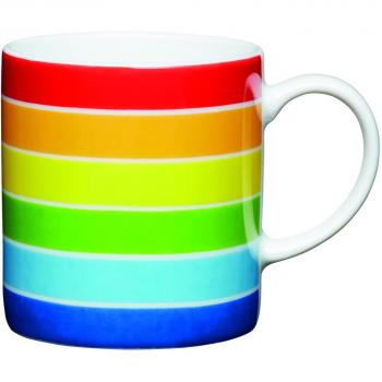 Juego de 6 Tazas de Espresso Arcoíris - Cerámica Multicolor - 80ml - KitchenCraft