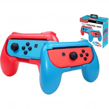 Subsonic - Pack de 2 Grips para Joy-Con, Color Rojo y Azul Fluorescente