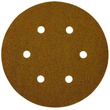 Caja de 100 Discos Autoadherentes de Papel C, 150 mm, con Abrasivo AlOx y Antiembozante, 6 Agujeros Grano 360 - 3M ARI00320