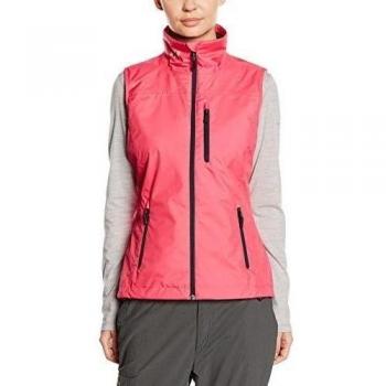 Helly Hansen W Crew Midlayer Vest - Chaleco para mujer, color rosa, talla M